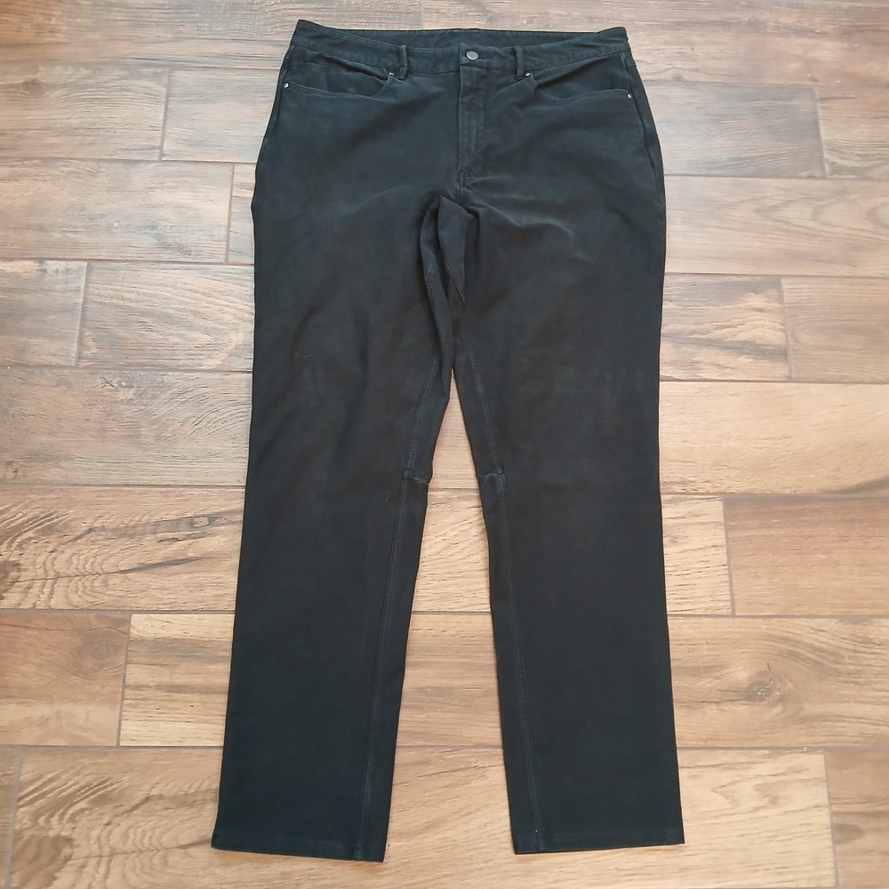 CUTS Pants Mens 36x34 Black Icon Cotton Stretch‎ Flex 5 Five Pocket (31" Inseam)